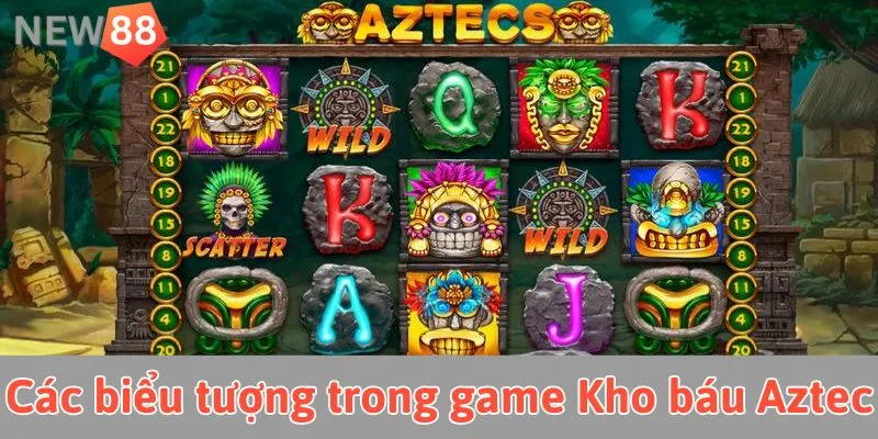 Các biểu tượng trong game nổ hũ Kho báu Aztec